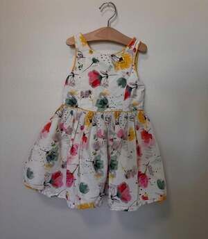 Autograph Girls Floral Sleeveless Dress Size 3-4 Years